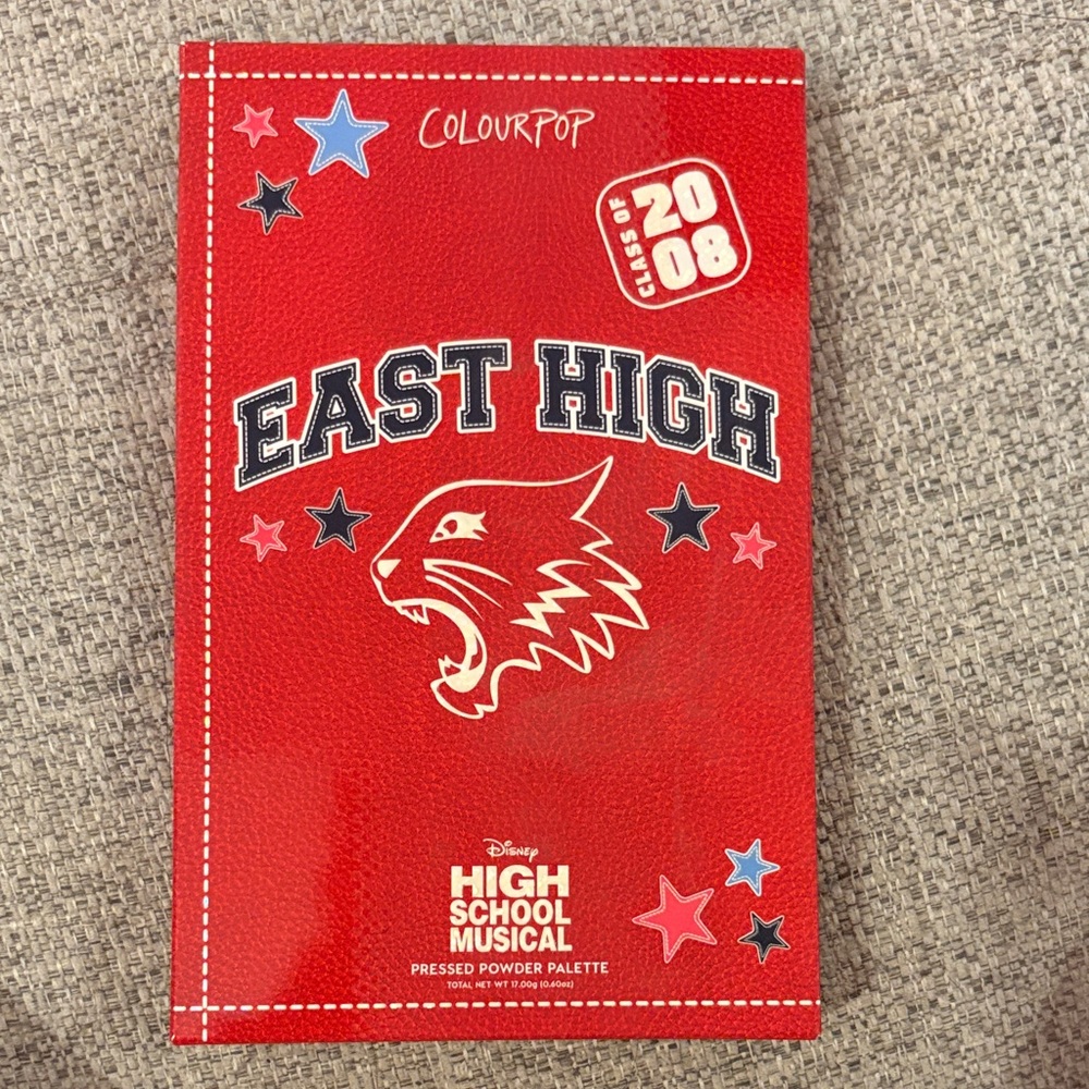 ColourPop East High Red Pressed Powder Palette